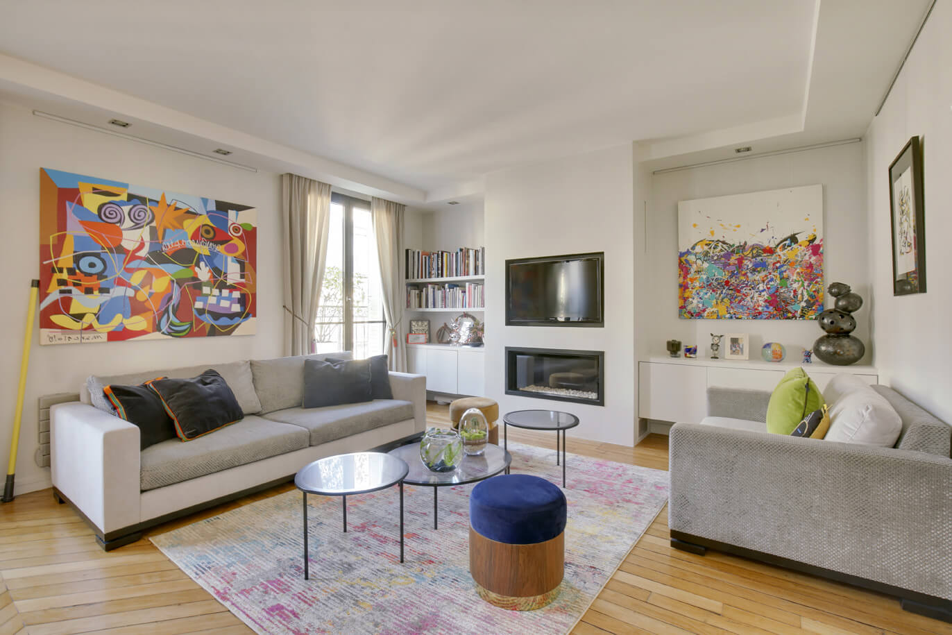 Déco en contrastes dans un appartement parisien | Design d'Intérieur ...